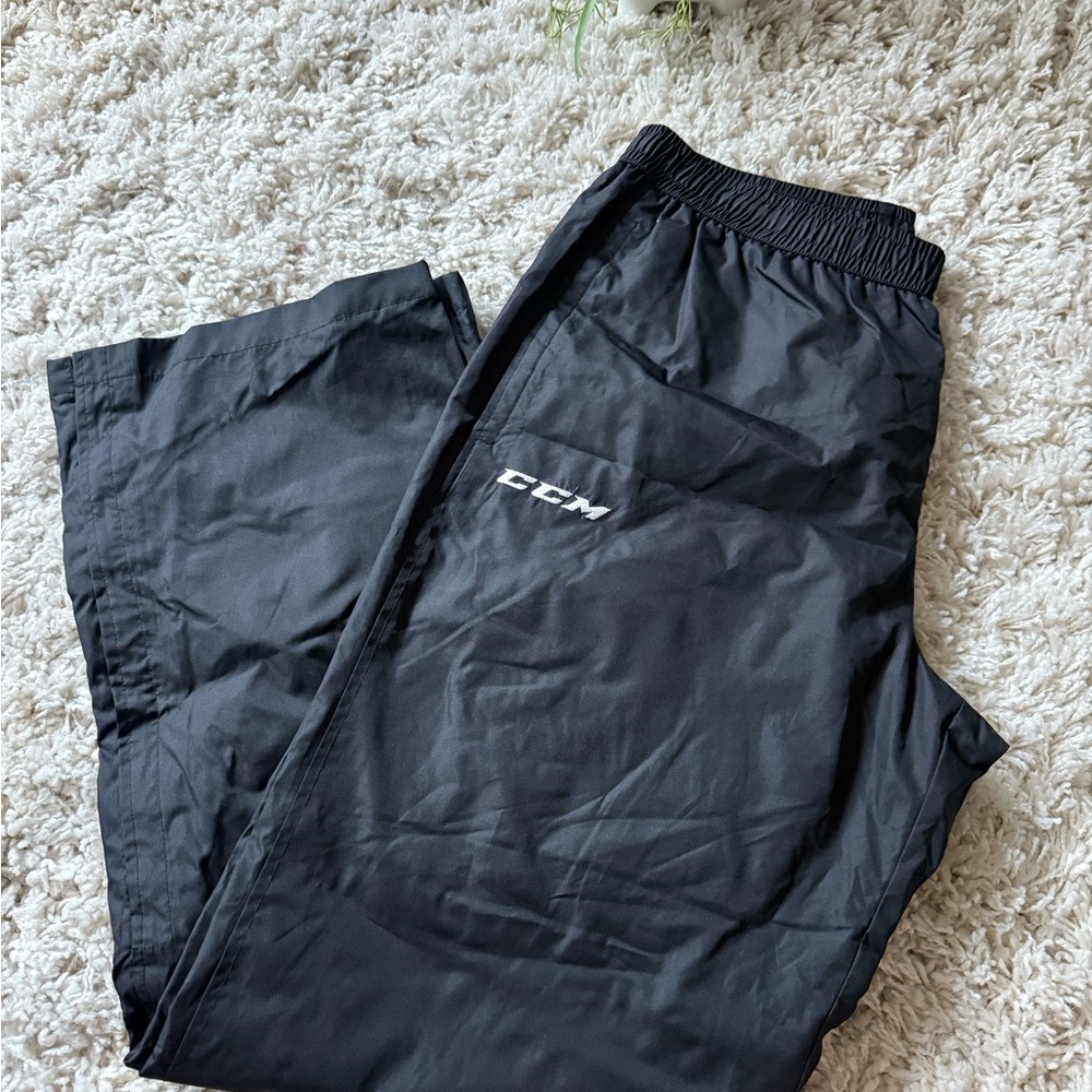 CCM Black Athletic Pants Sporty Athletic Workout joggers sweats